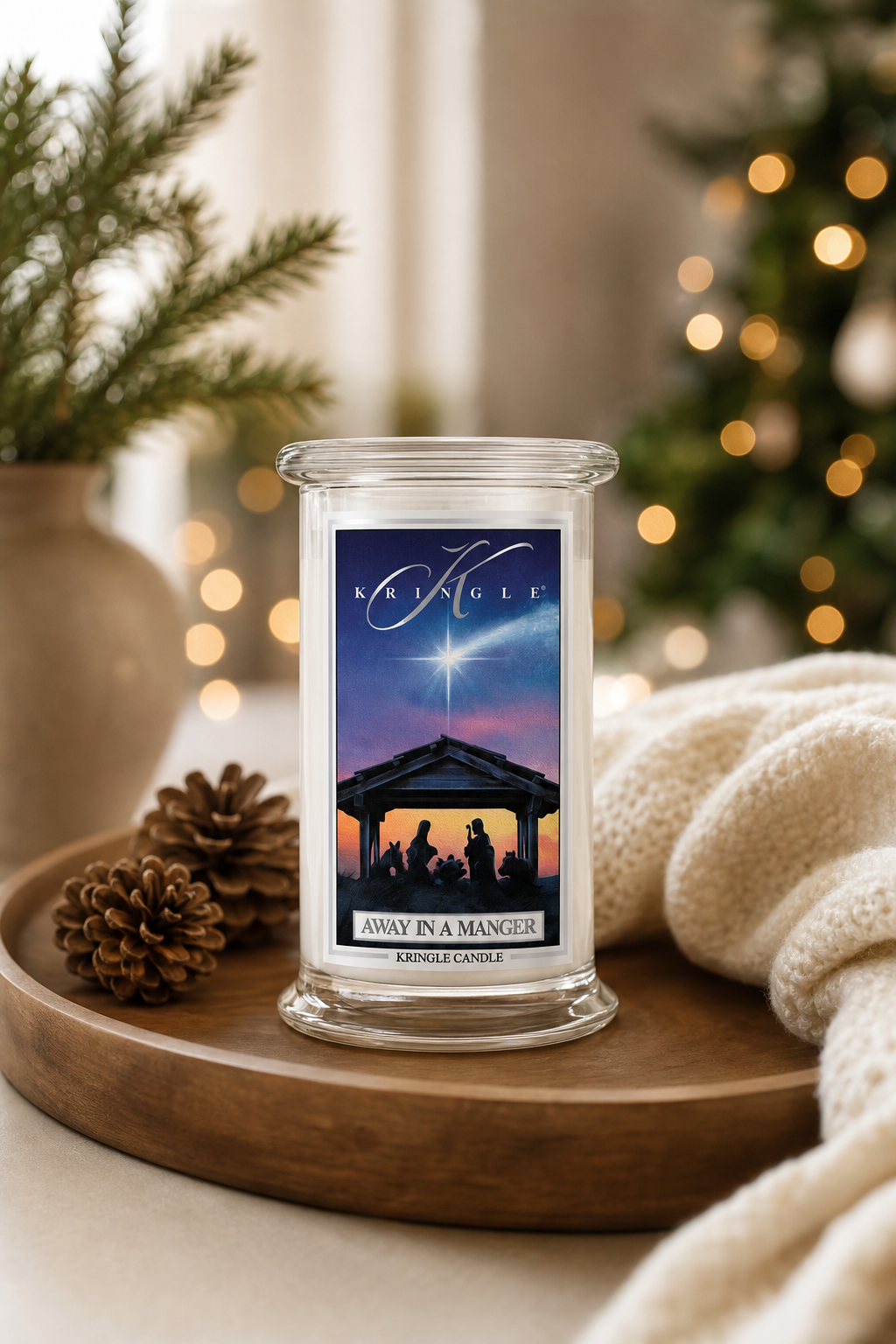 Away In A Manger 623g in einer stimmungsvollen Anwendungsszene
