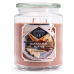 Candle Brothers Banana Nut Muffin Duftkerze im Glas mit Etikett