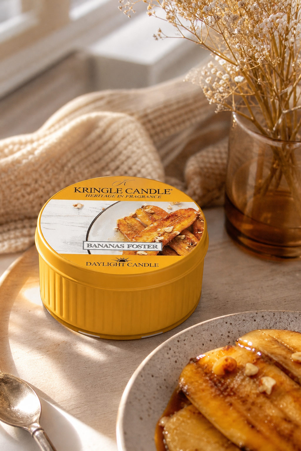 Bananas Foster Daylight 42g in einer stimmungsvollen Anwendungsszene