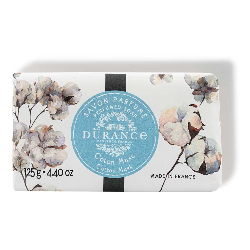 Produktbild Baumwoll-Moschus Seifenstück 125g – Hauptansicht
