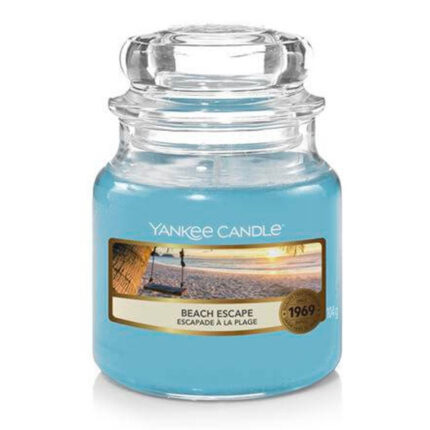 Yankee Candle Beach Escape Kerze im Glas mit transparentem Deckel