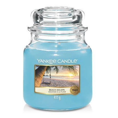 Yankee Candle Beach Escape Yankee Candle Beach Escape Kerze im Glas mit Deckel