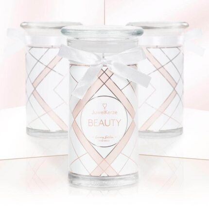 JuwelKerze Beauty Luxury Edition im dekorierten Glas