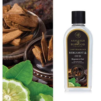 Flasche mit Ashleigh & Burwood Lamp Fragrance Bergamot & Oud