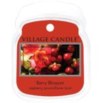 Frontansicht des Village Candle Berry Blossom Duftwachses