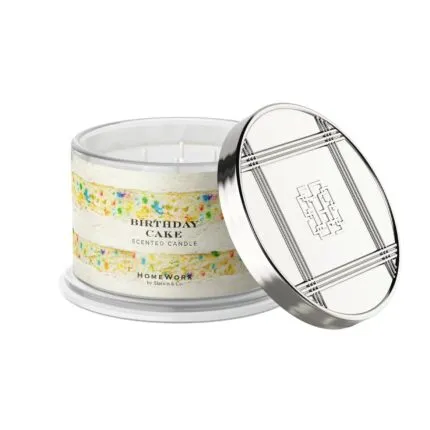 Birthday Cake 510g (4-Docht) – Produktansicht