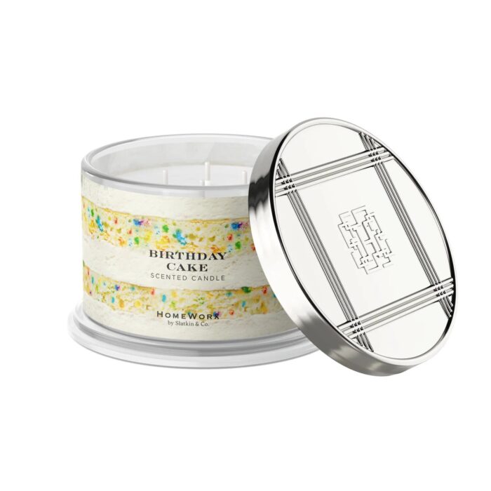 Birthday Cake 510g (4-Docht) – Produktansicht