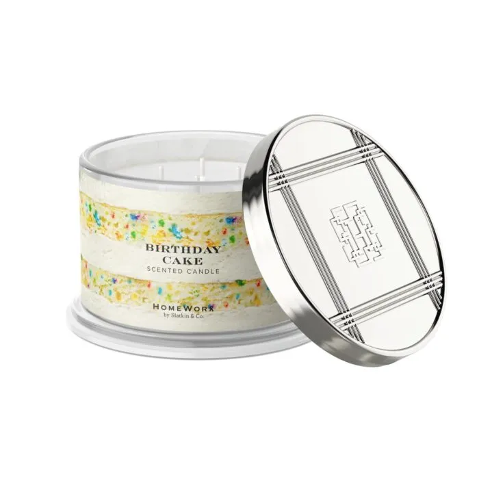 Birthday Cake 510g (4-Docht) – Produktansicht