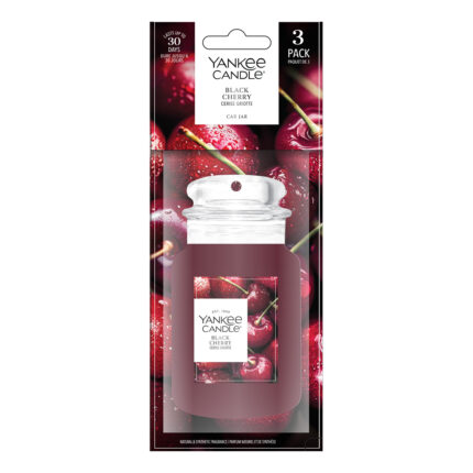 Yankee Candle Black Cherry Car Jar im 3er-Pack