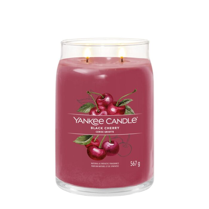 Black Cherry Signature Jar 567g 2-Docht – Produktansicht