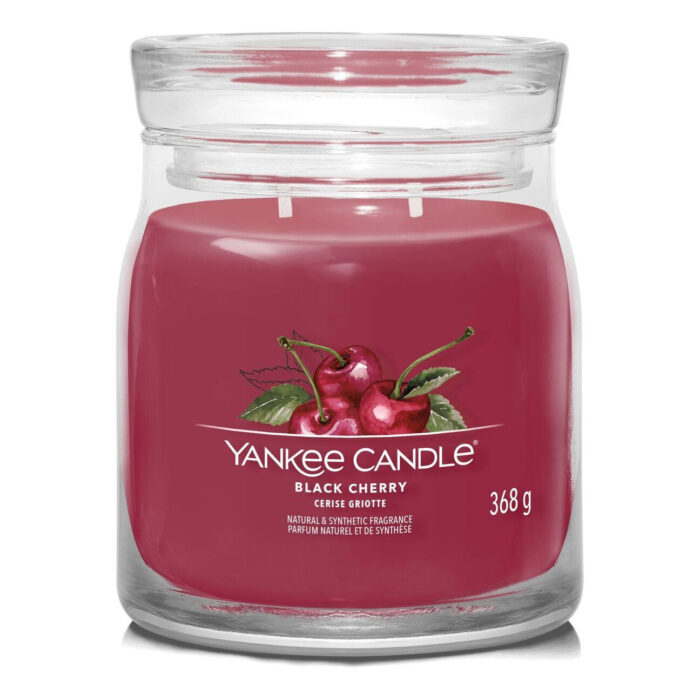 Black Cherry Signature Medium Jar 368g 2-Docht – Produktansicht