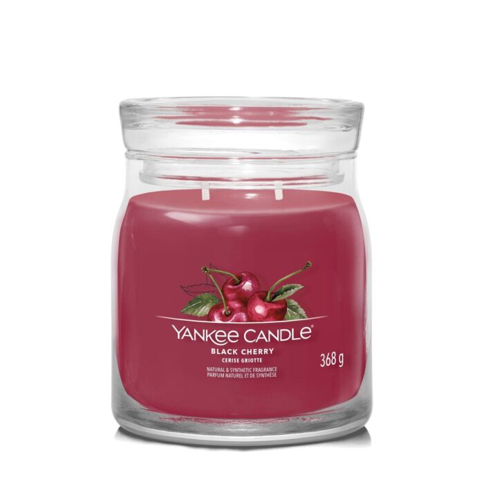 Black Cherry Signature Medium Jar 368g 2-Docht – Produktansicht