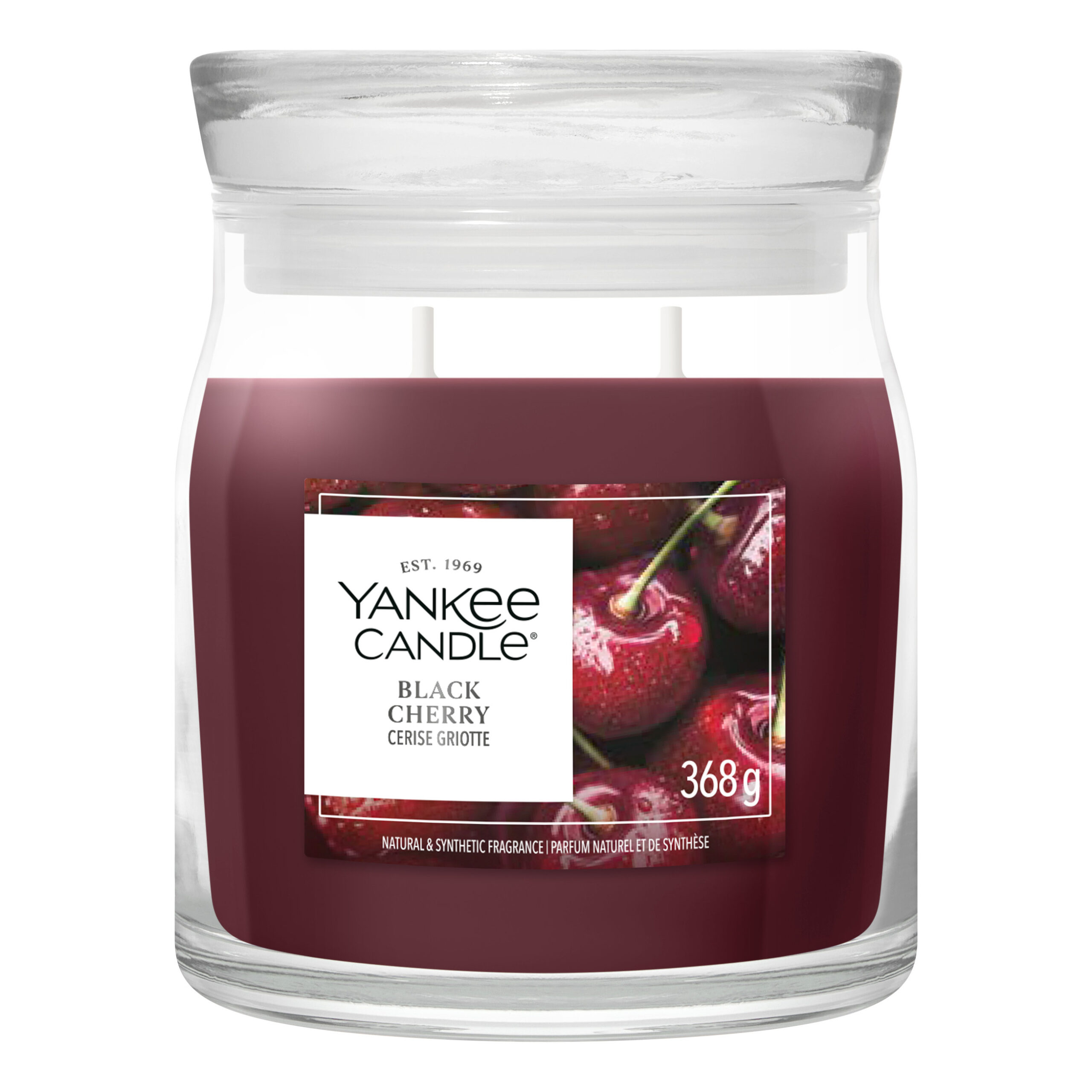 Kerze, Kirsche, Blumen? Black Cherry Signature Medium Jar 368g 2-Docht – Hauptansicht
