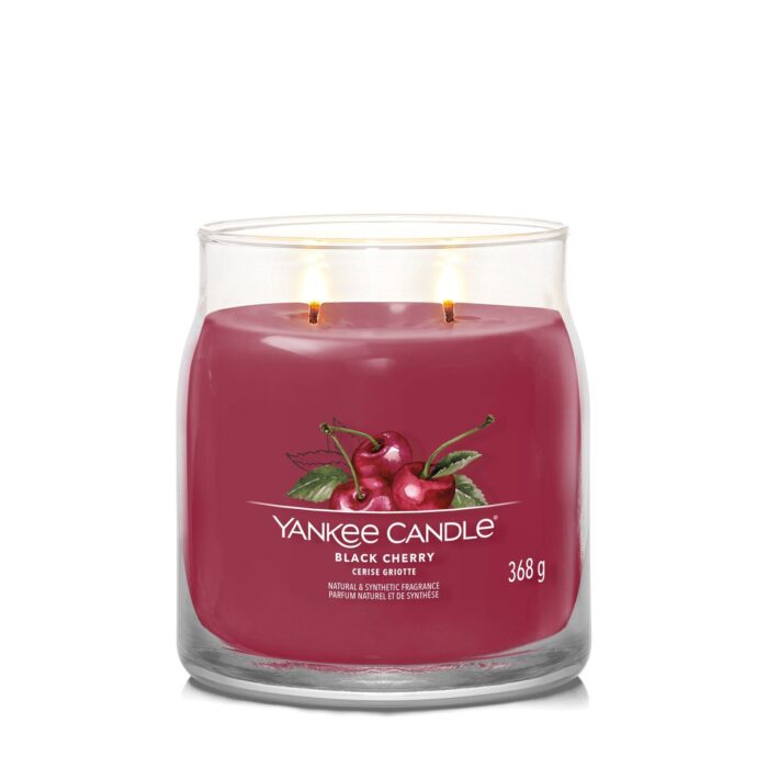 Black Cherry Signature Medium Jar 368g 2-Docht – Produktansicht