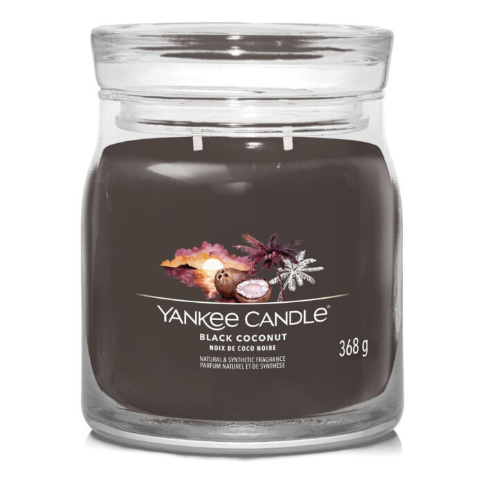 Black Coconut Signature Medium Jar 368g 2-Docht – Produktansicht