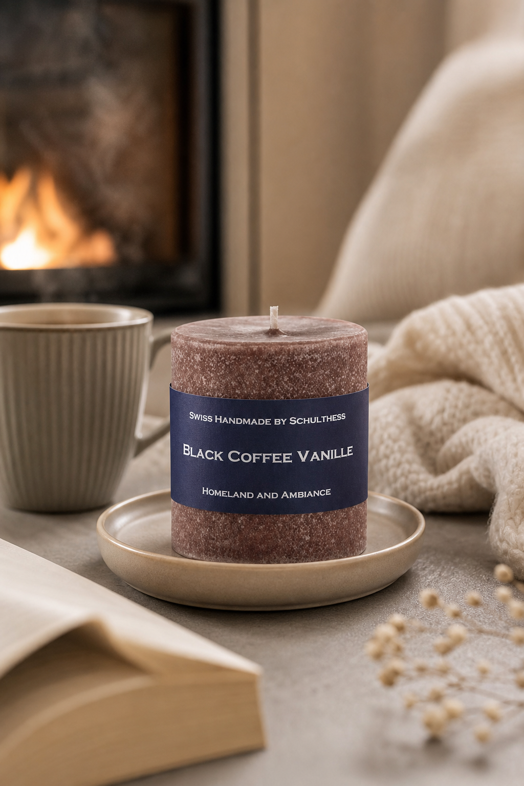 Black Coffee Vanilla 400g in einer stimmungsvollen Anwendungsszene