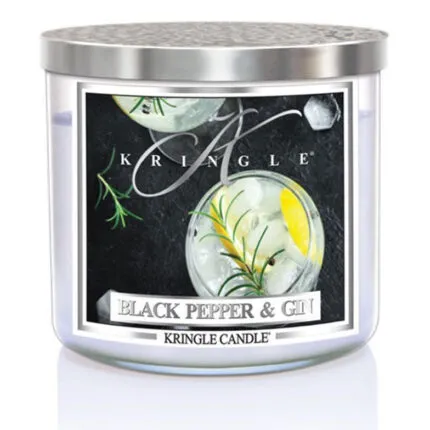 Black Pepper & Gin 411g 3-Docht – Hauptansicht