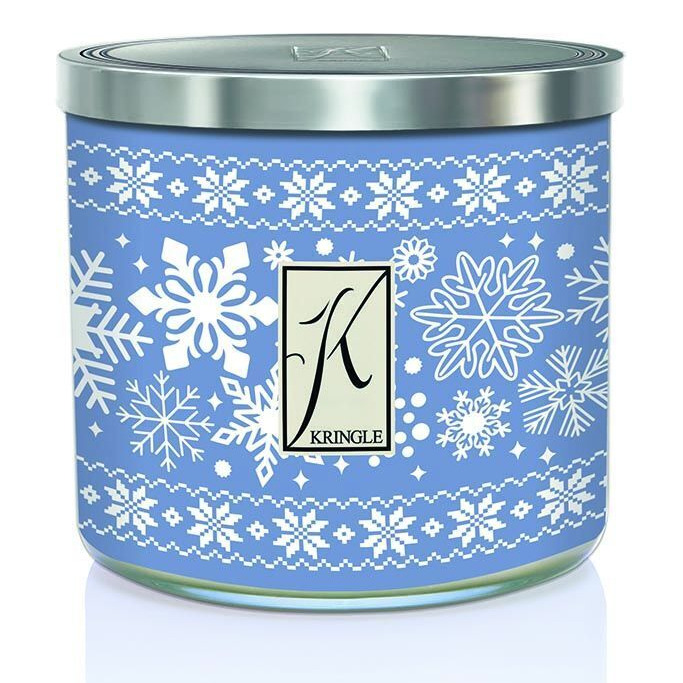 Krug, Kunst, Porzellan, Töpferei, Zinn Blankets & Snowflakes 396g Tumbler 3-Docht – Hauptansicht