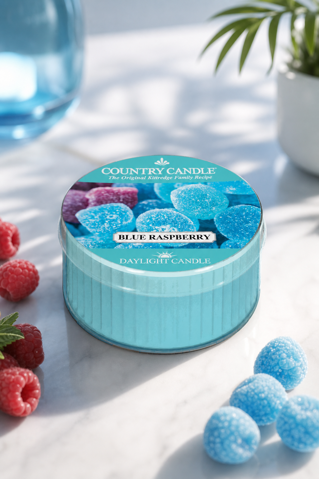 Blue Raspberry Daylight 42g in einer stimmungsvollen Anwendungsszene