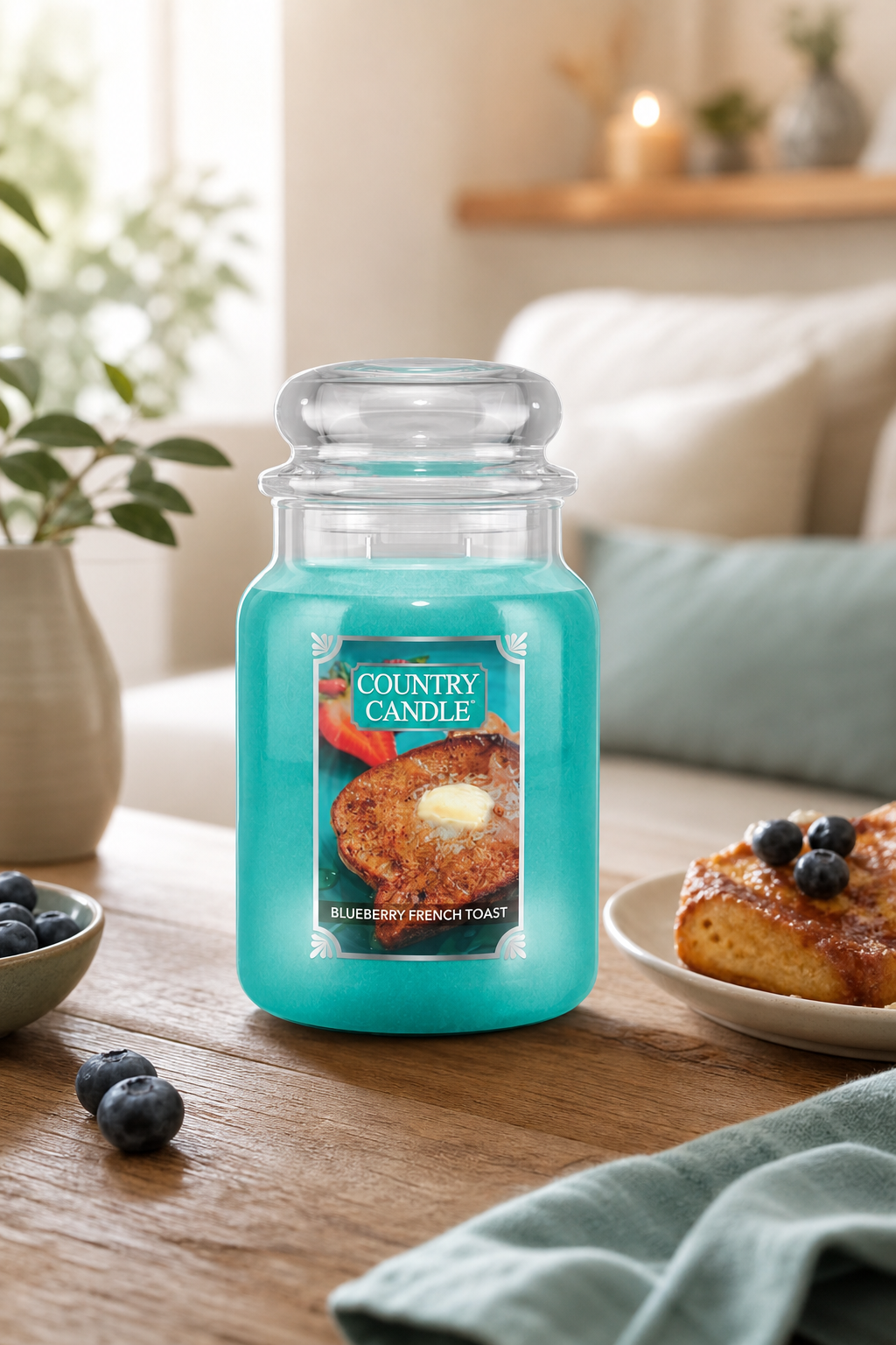 Blueberry French Toast 680g in einer stimmungsvollen Anwendungsszene
