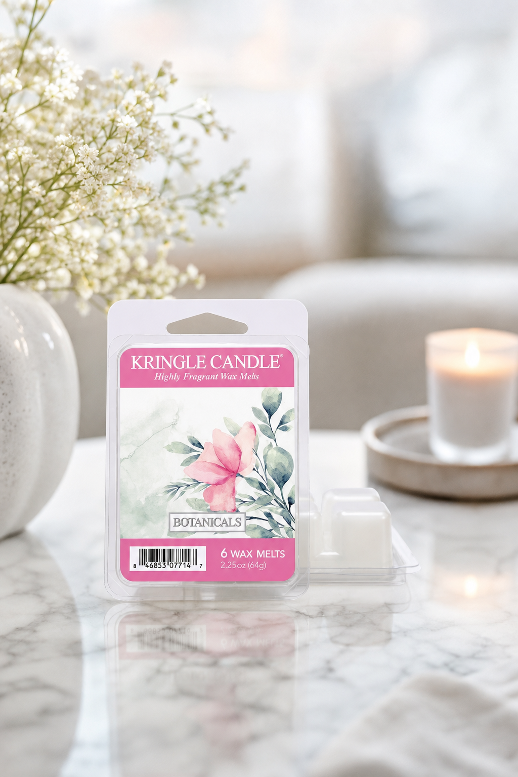 Botanicals Wax Melts 64g in einer stimmungsvollen Anwendungsszene