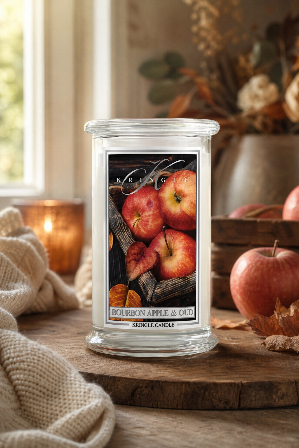 Bourbon Apple & Oud 623g in einer stimmungsvollen Anwendungsszene