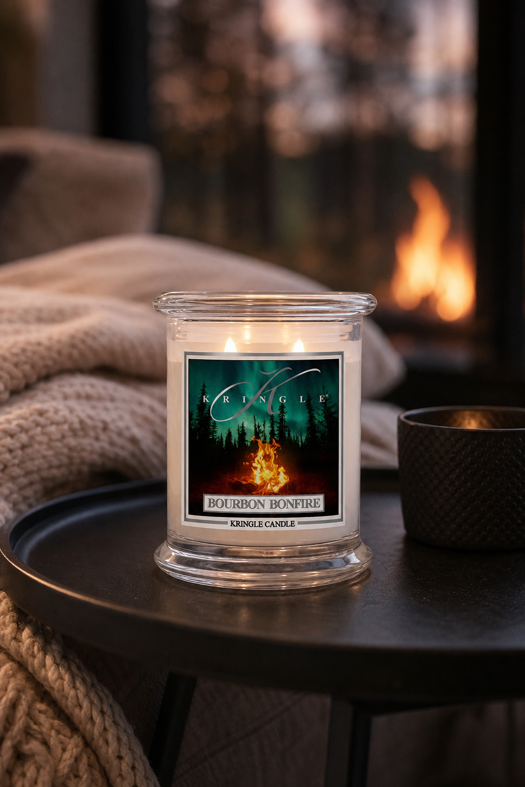 Bourbon Bonfire 411g in einer stimmungsvollen Anwendungsszene