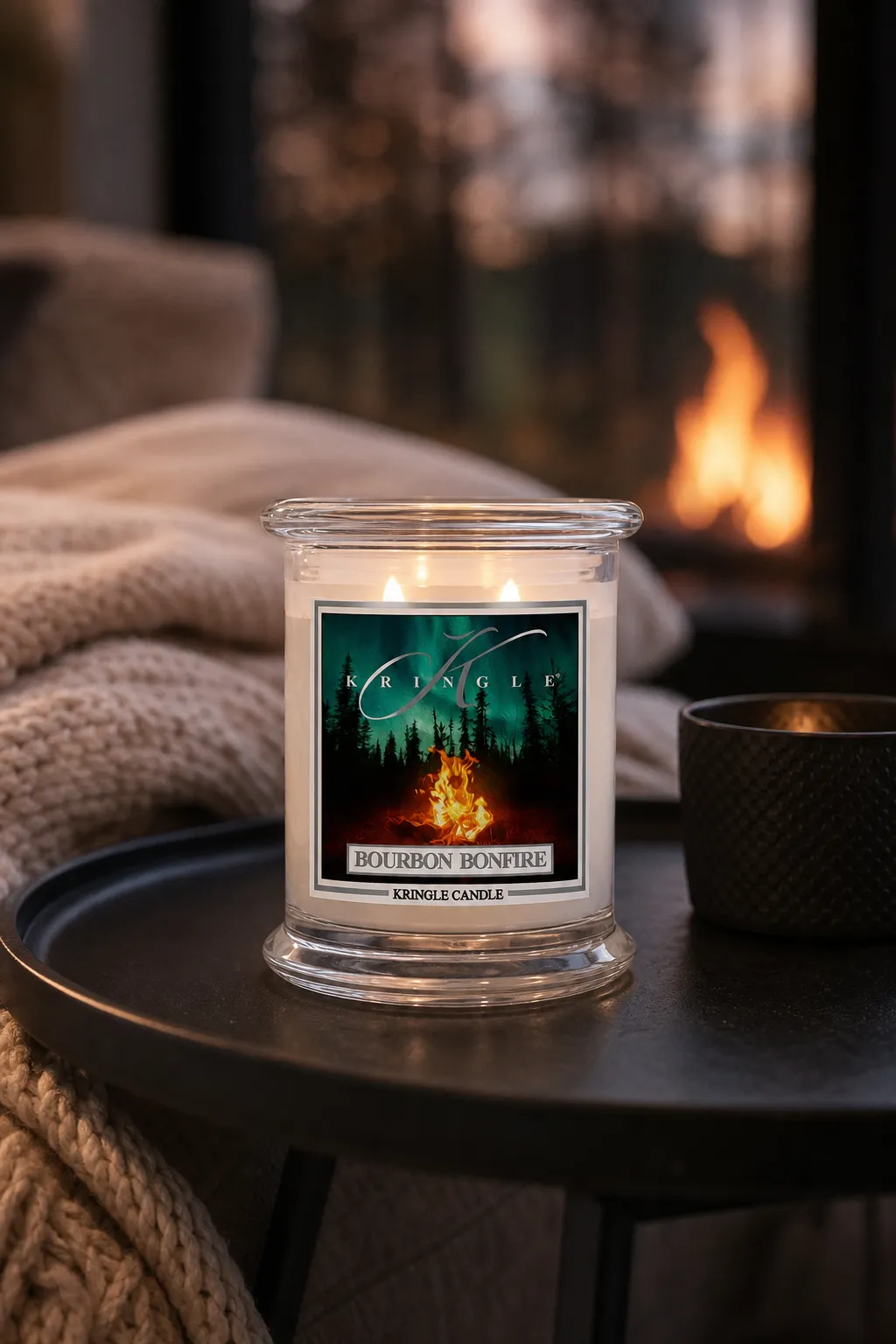 Bourbon Bonfire 411g in einer stimmungsvollen Anwendungsszene