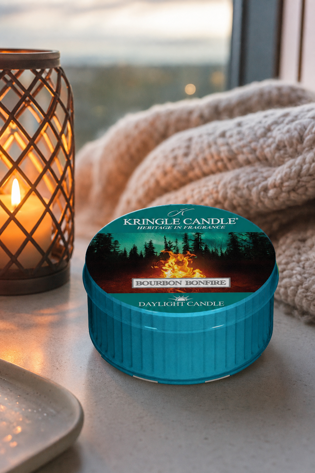 Bourbon Bonfire Daylight 42g in einer stimmungsvollen Anwendungsszene