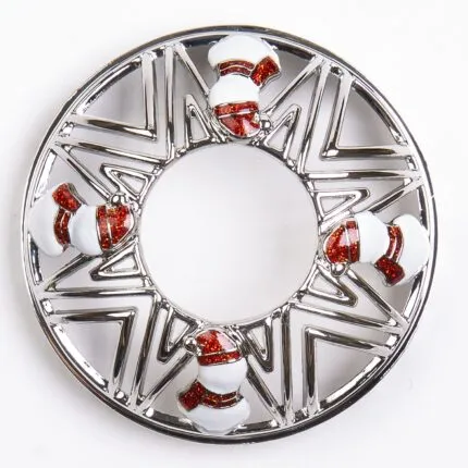 Red Snowman Candle-Lid – Hauptansicht