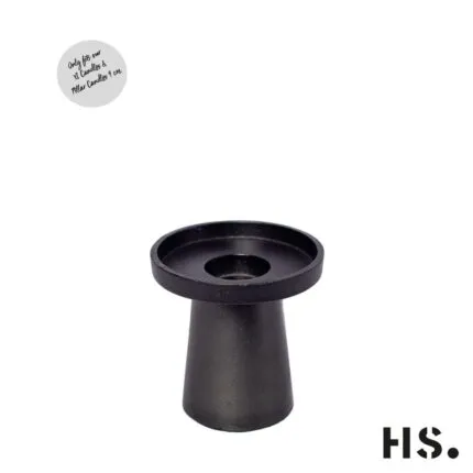 Candle Holder Dre schwarz – Produktansicht
