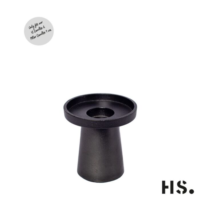 Candle Holder Dre schwarz – Produktansicht