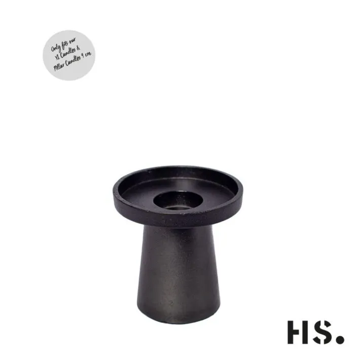 Candle Holder Dre schwarz – Produktansicht
