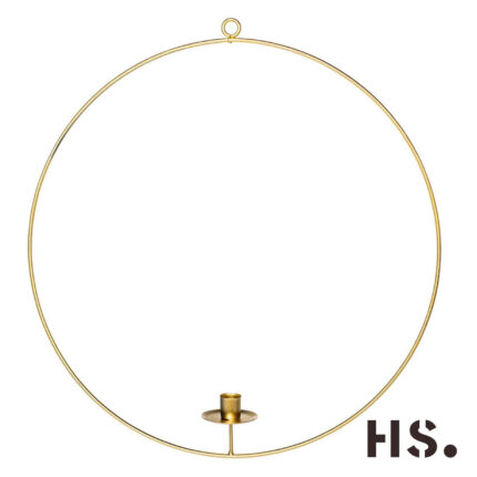 Candle Ring Grue L Kerzenhalter Gold – Hauptansicht