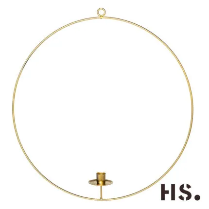 Candle Ring Grue L Kerzenhalter Gold – Hauptansicht