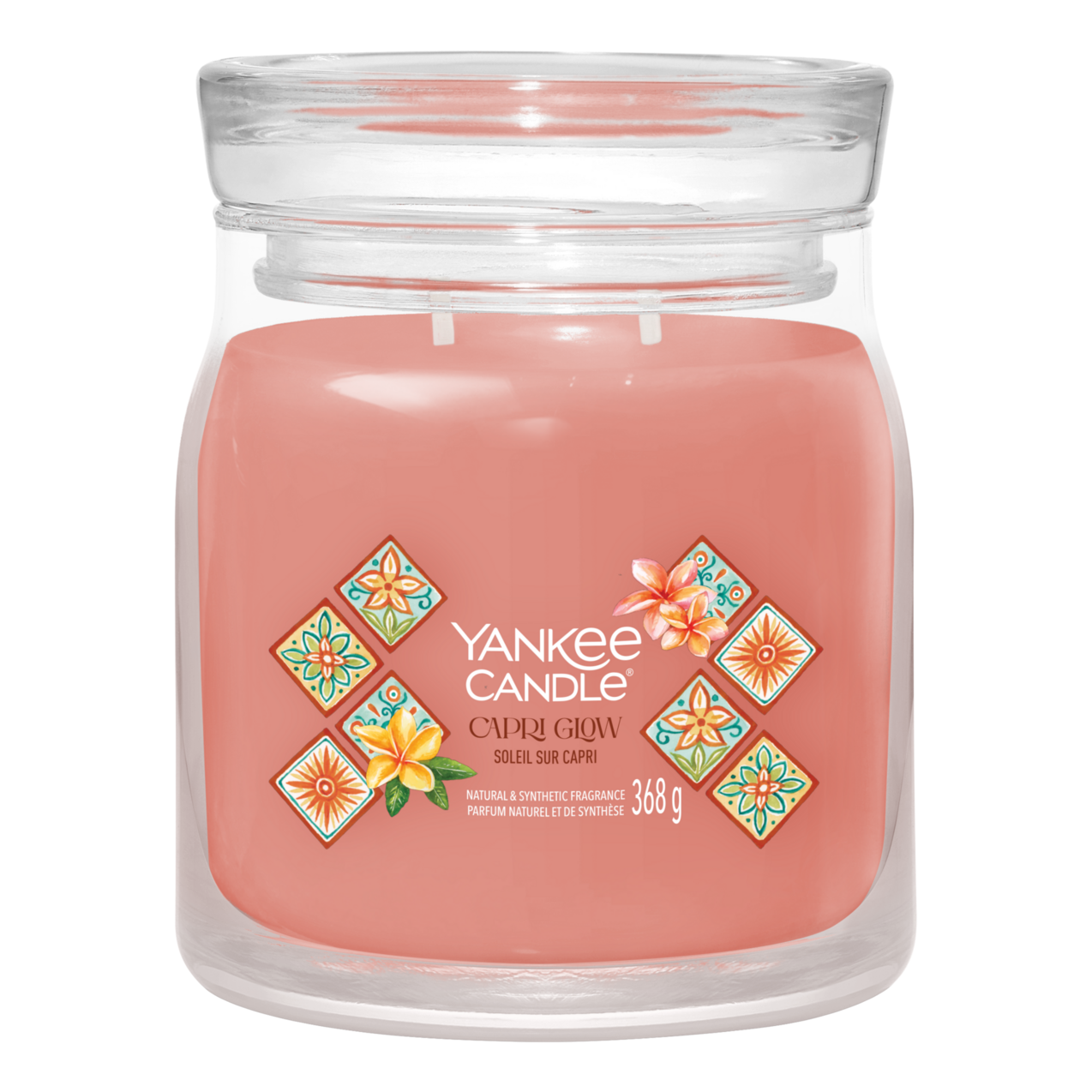 Produktbild Capri Glow Signature Medium Jar 368g 2-Docht – Hauptansicht