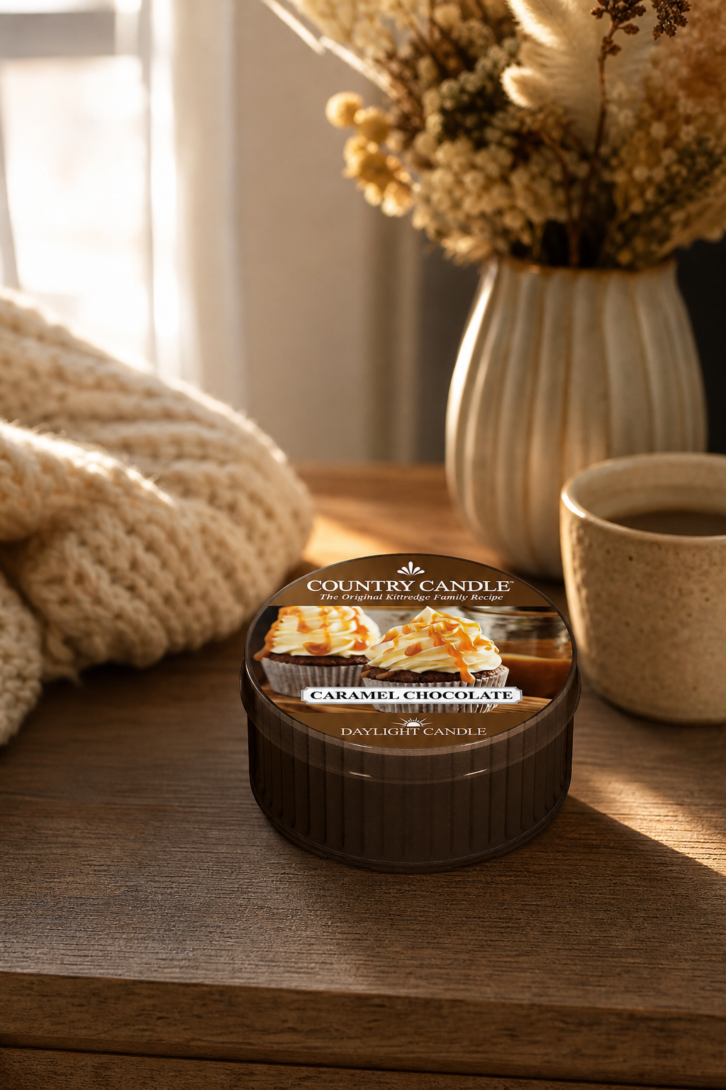 Caramel Chocolate Daylight 42g in einer stimmungsvollen Anwendungsszene