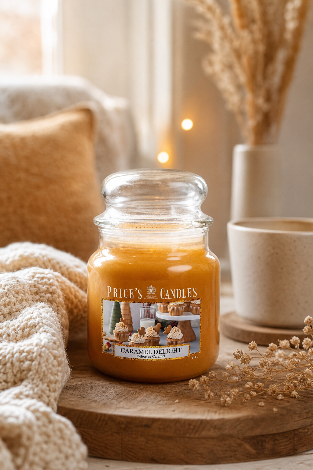 Caramel Delight 411g in einer stimmungsvollen Anwendungsszene