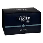 Schwarze Maison Berger Paris Verpackung mit silbernem Streifen