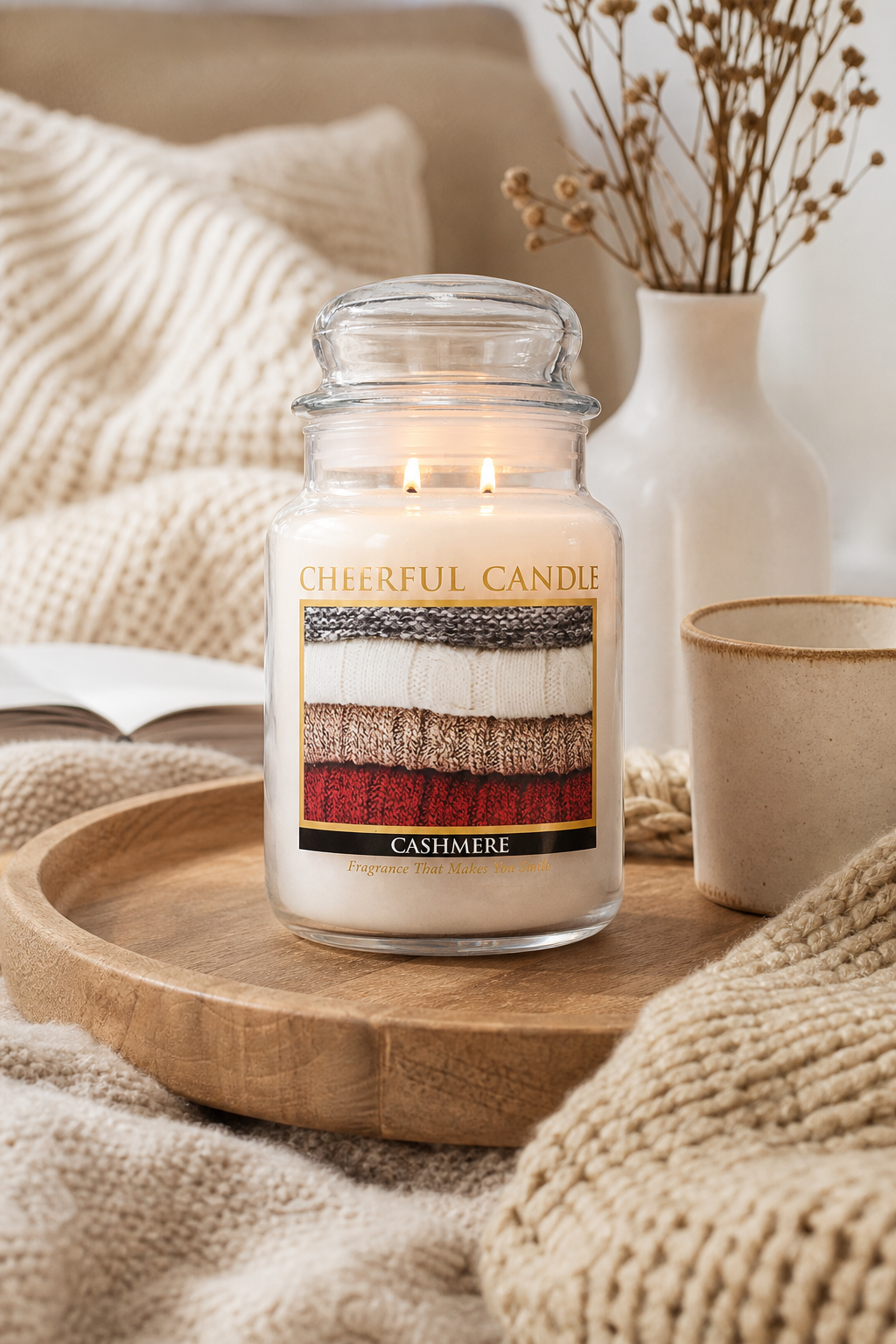 Cashmere 680g in einer stimmungsvollen Anwendungsszene