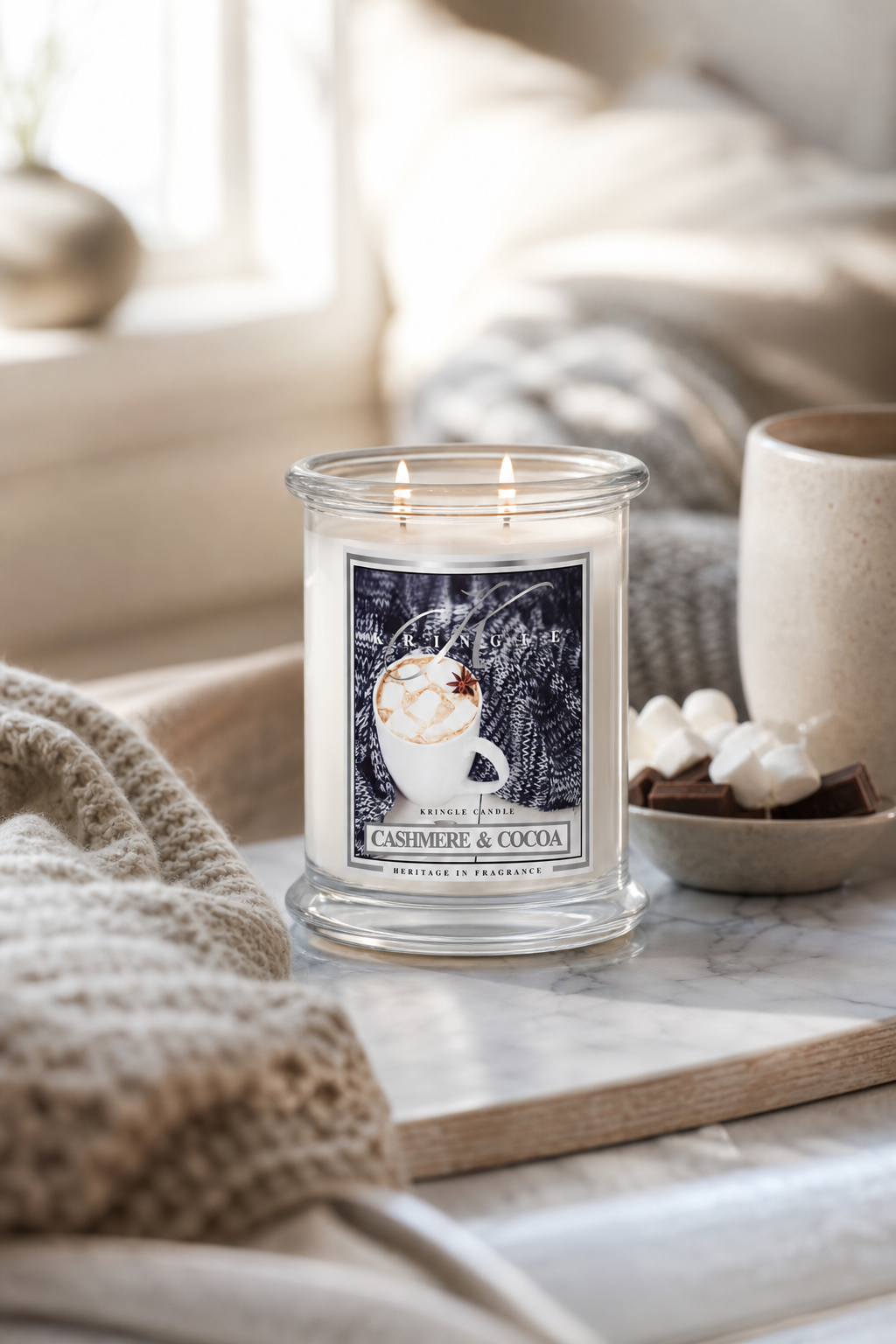 Cashmere & Cocoa 411g in einer stimmungsvollen Anwendungsszene