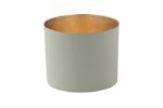 Chennai Windlicht L cool grey/gold – Produktansicht