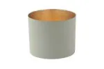 Chennai Windlicht L cool grey/gold – Produktansicht
