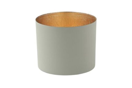Chennai Windlicht L cool grey/gold – Produktansicht