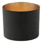 Chennai Windlicht L schwarz/gold – Hauptansicht