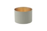 Chennai Windlicht M cool grey/gold – Produktansicht