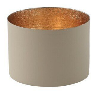 Chennai Windlicht M sandstone/gold – Hauptansicht