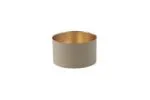 Chennai Windlicht S sandstone/gold – Produktansicht