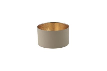 Chennai Windlicht S sandstone/gold – Produktansicht