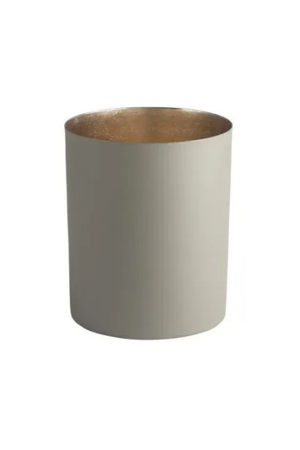 Chennai Windlicht XL cool gray/gold – Produktansicht